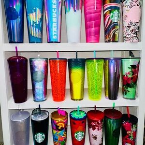 NEW Starbucks Colorful Tumbler Collection Lot Of 55